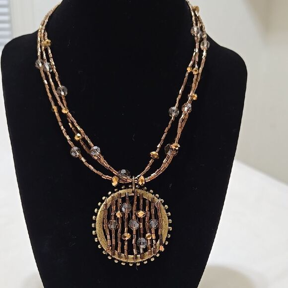 Cookie Lee beaded necklace & bracelet set - Picture 1 of 8